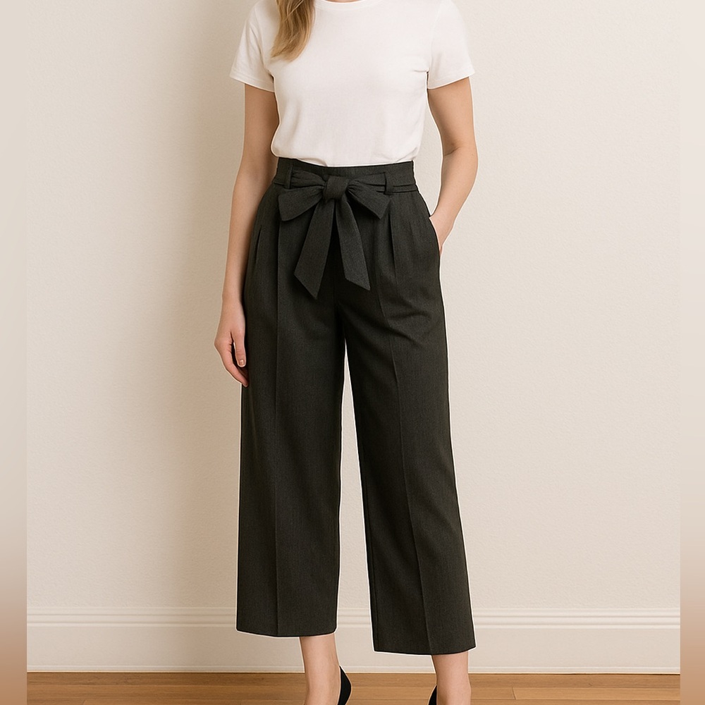 Zara high waist wide leg pants